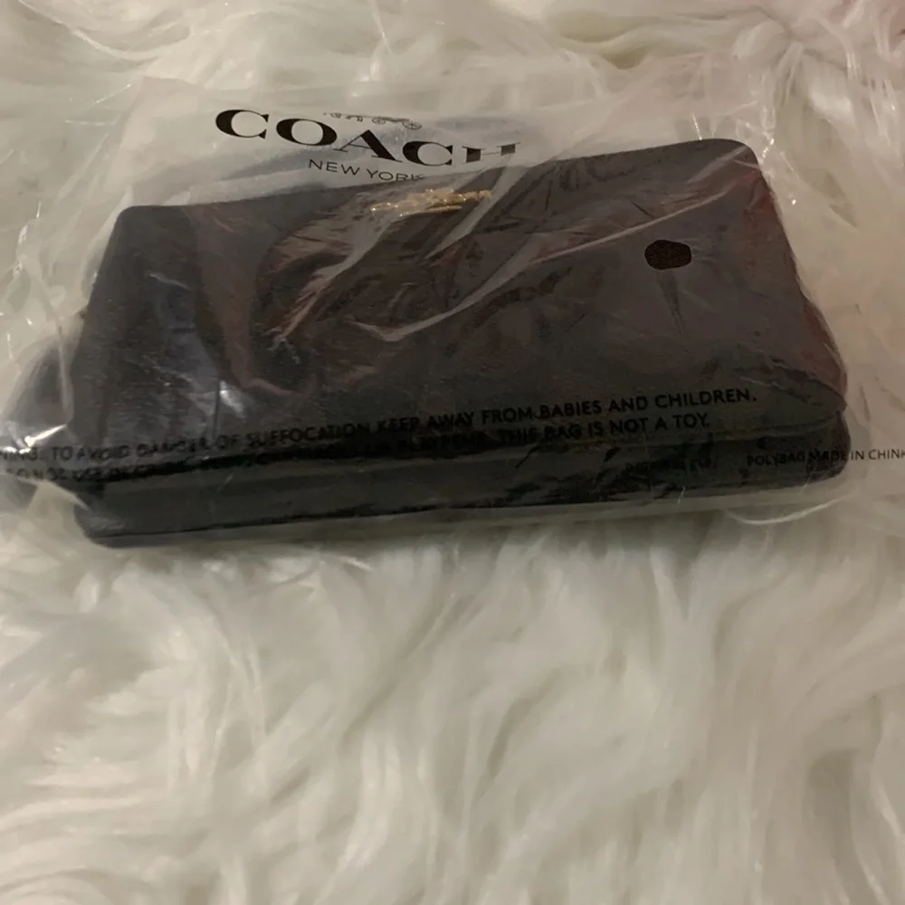 🆕Coach Double Zip Wallet In Signature Canvas - Picture 6 of 7
